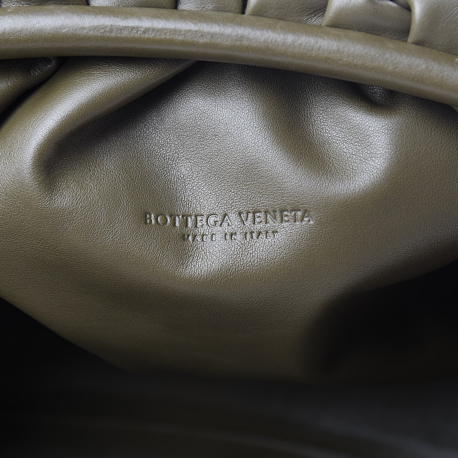 Bottega Veneta Smooth Butter Calf The Pouch Oversized Clutch Mustard 6 of 7
