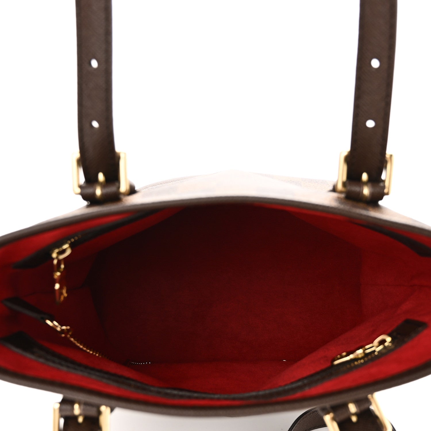 Louis Vuitton Damier Ebene Marais Bucket 23 5 of 10