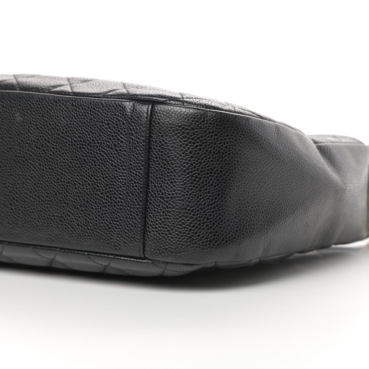 Caviar Quilted Timeless CC Shoulder Bag Black