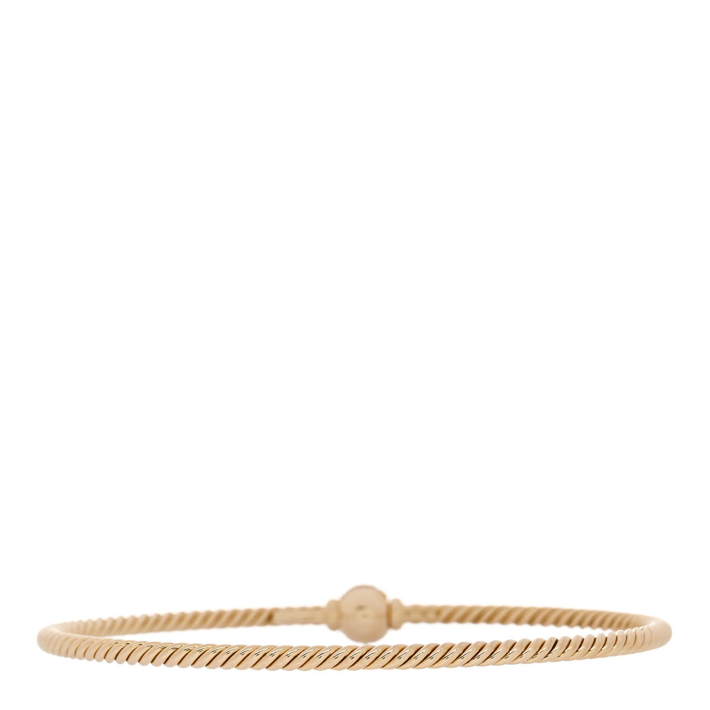 18K Yellow Gold Diamond 2.6mm Solari Center Station Bracelet