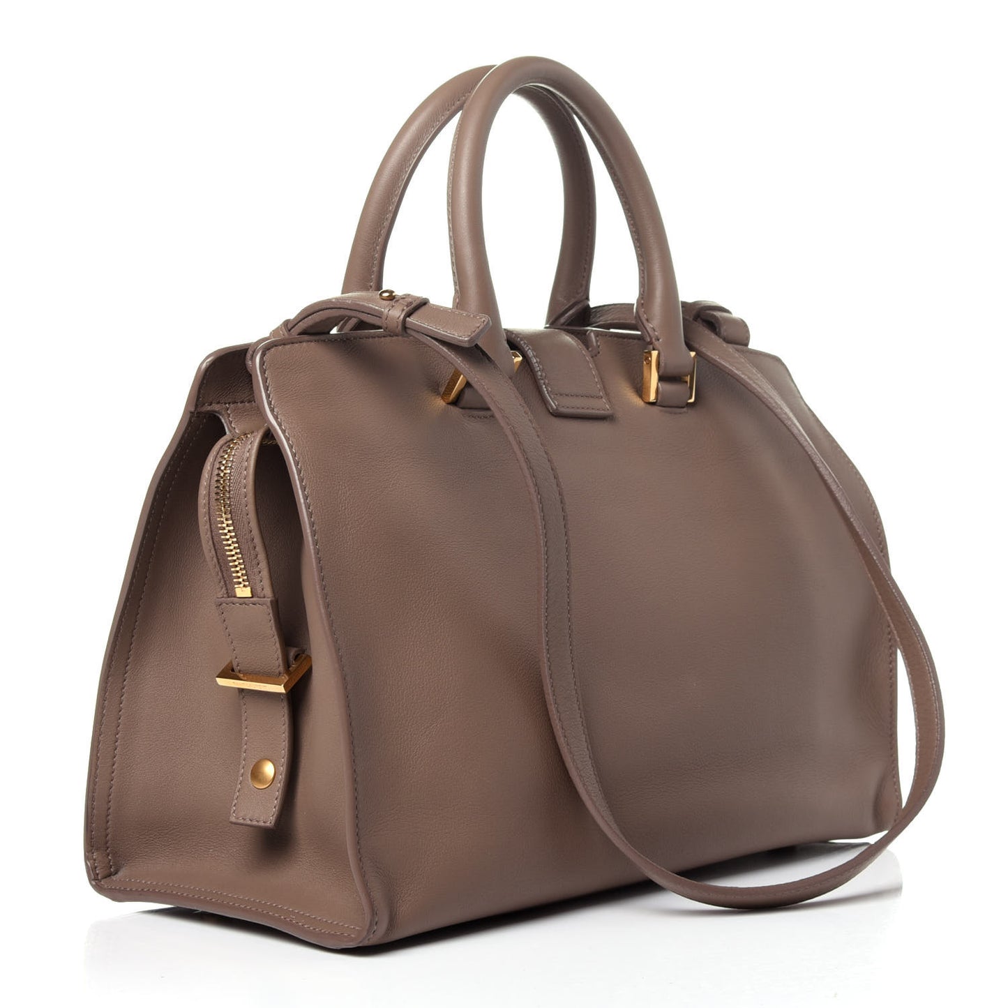 Smooth Calfskin Small Monogram Cabas Taupe