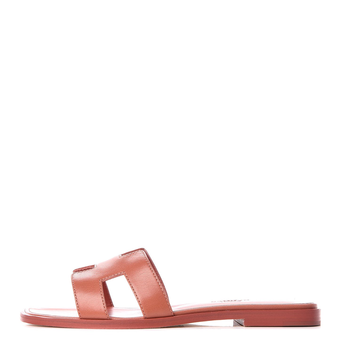 Box Calfskin Oran Sandals 35.5 Granit Rose