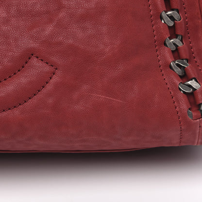 Chanel Calfskin Large East West Modern Chain Tote Red 13 of 13