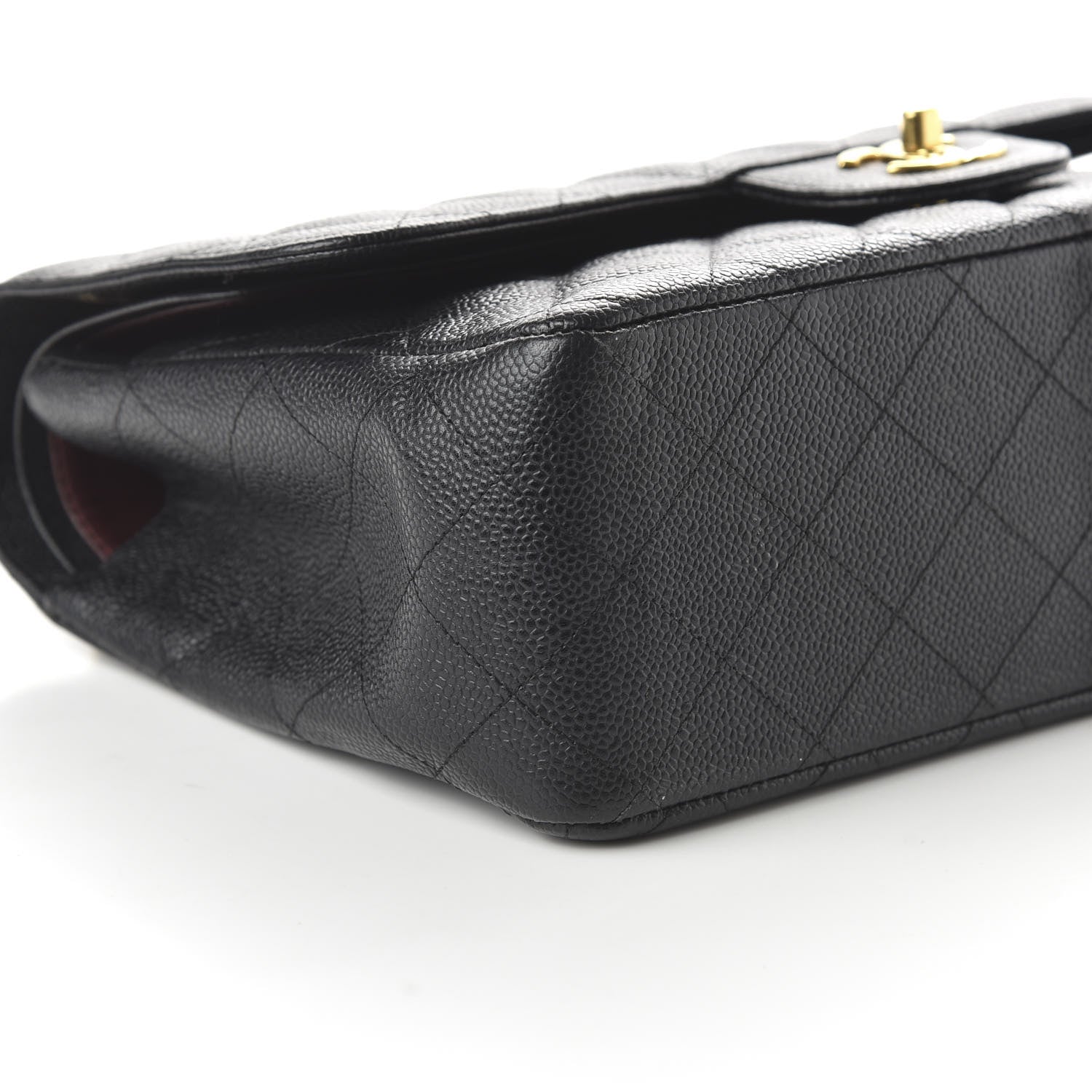 Chanel Caviar Quilted Jumbo Double Flap Black 6 of 14