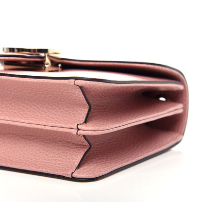Gucci Dollar Calfskin Small Interlocking G Shoulder Bag Soft Pink 9 of 10
