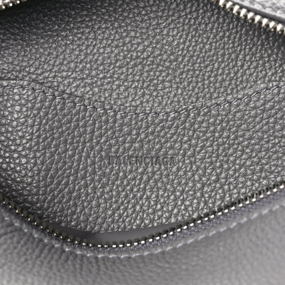 Balenciaga Grained Calfskin Neo Classic Silver Hardware Mini City Dark Grey 6 of 11