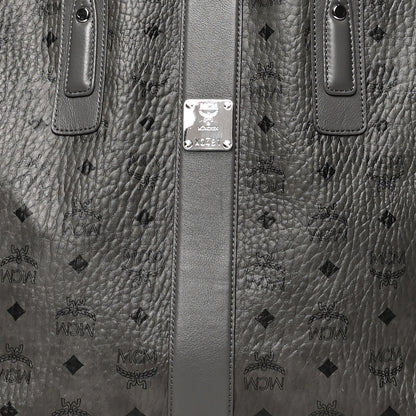 MCM Visetos Medium Liz Reversible Shopper Tote Phantom Grey 8 of 20