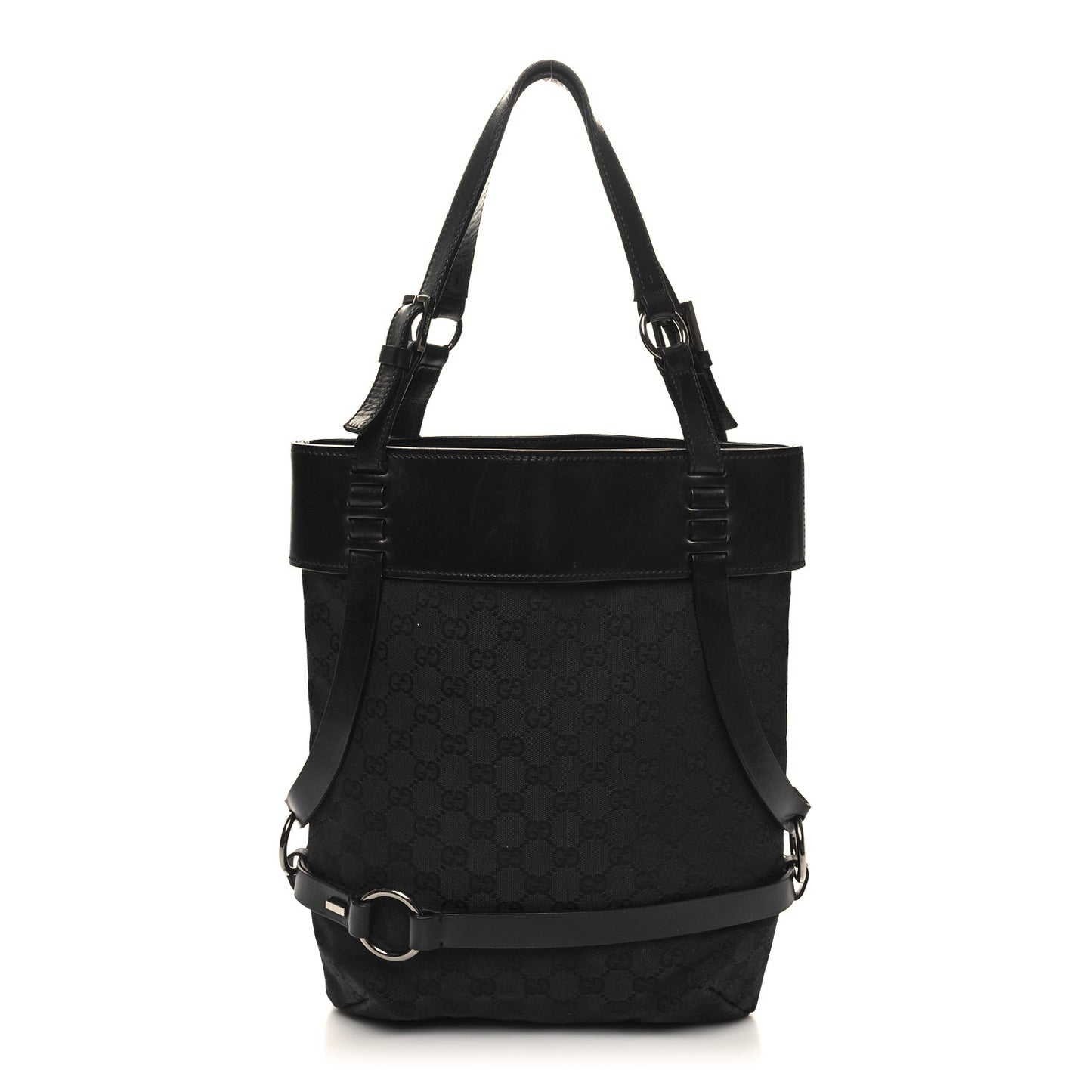 Monogram Calfskin Tote Black