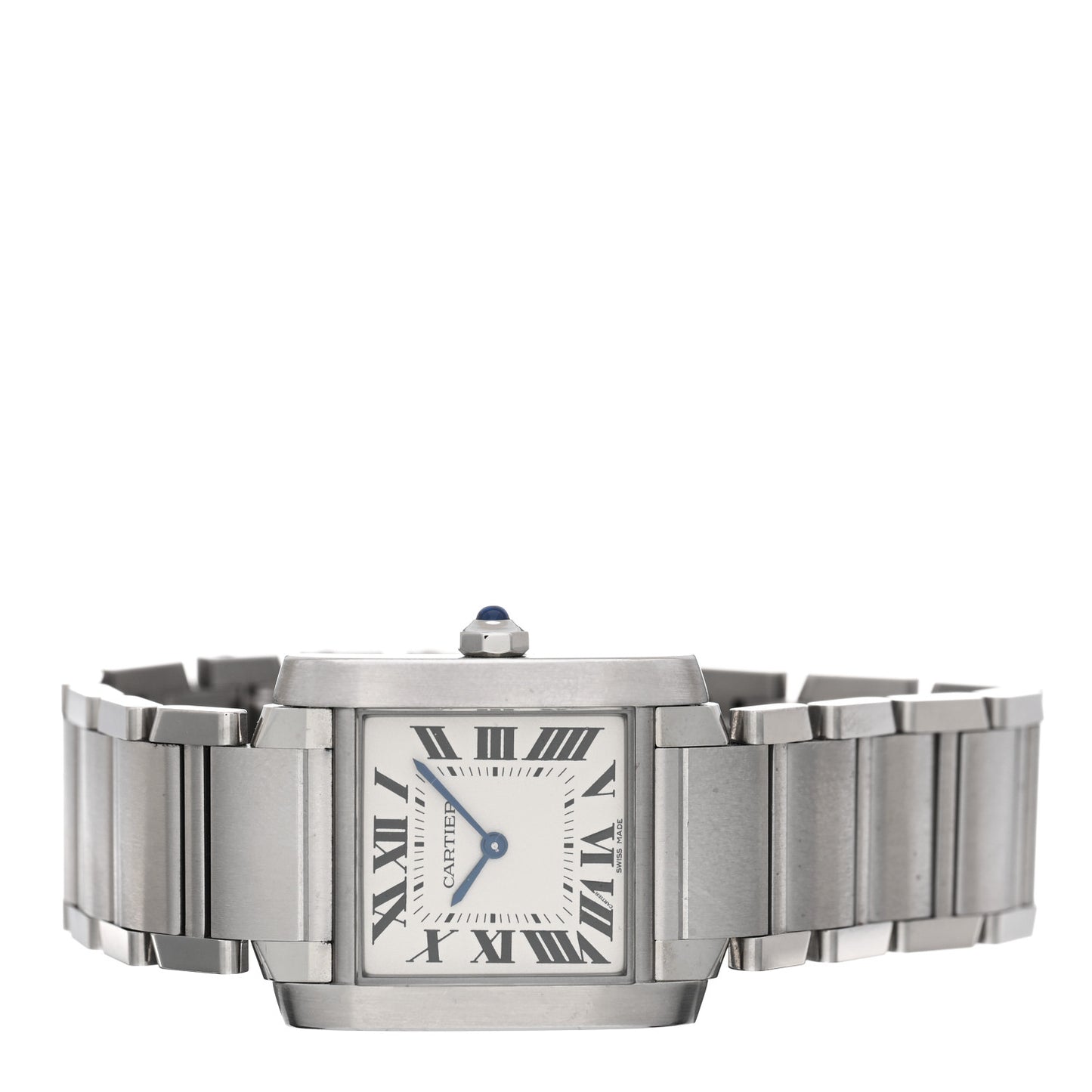 Stainless Steel 25mm Tank Francaise Quartz Watch