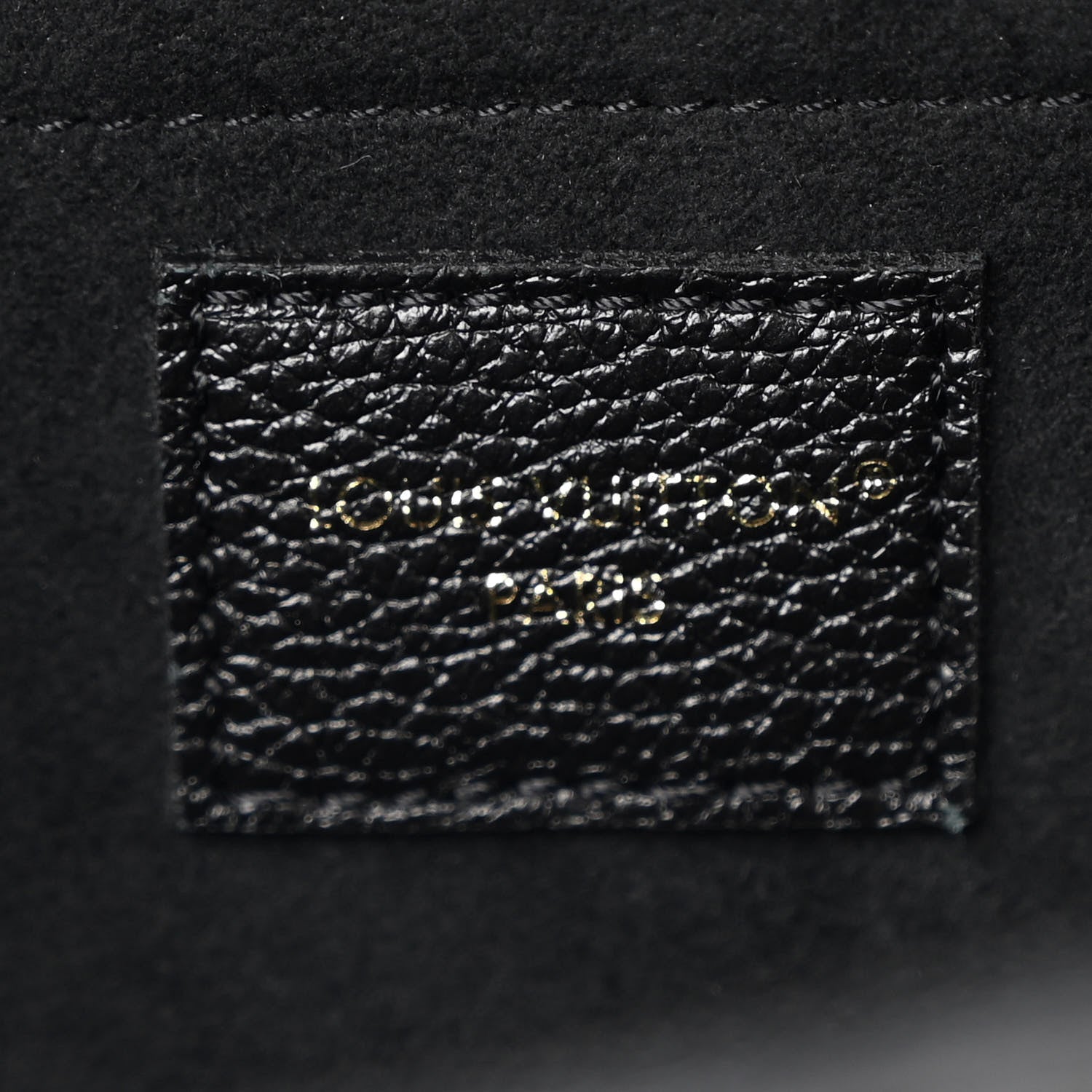 Louis Vuitton Empreinte Pochette Felicie Chain Wallet Black 9 of 13