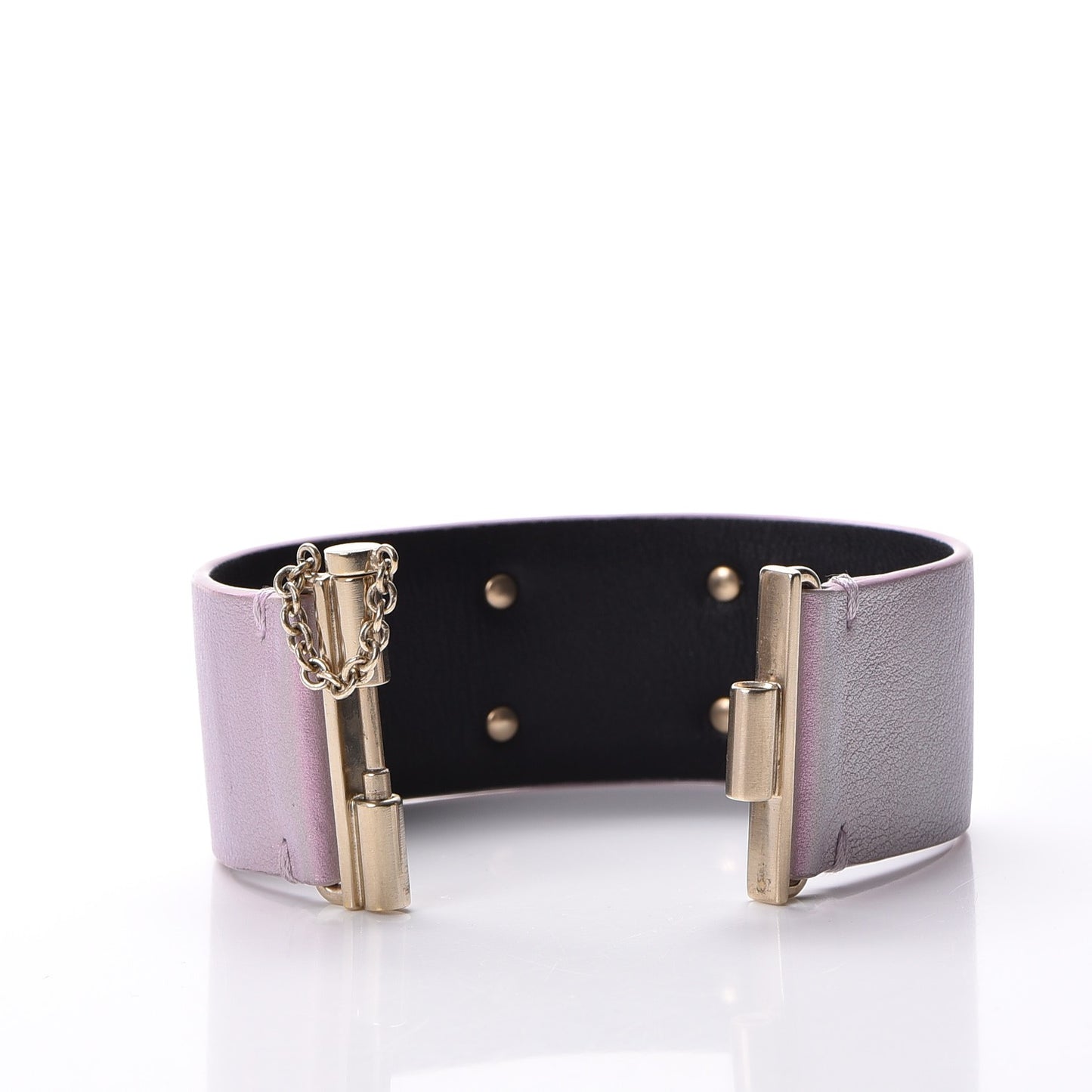Calfskin CC Wide Cuff M Lilac