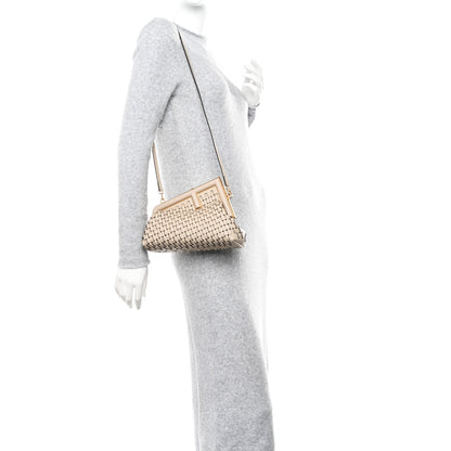 Fendi Vitello Grace Intreccio Small Fendi First Nuvola 2 of 10