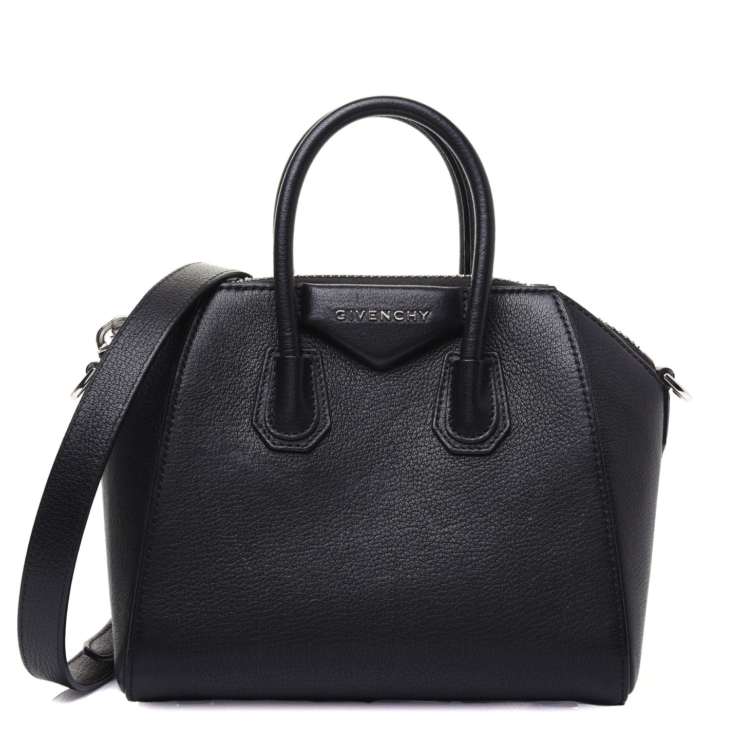Sugar Goatskin Mini Antigona Black