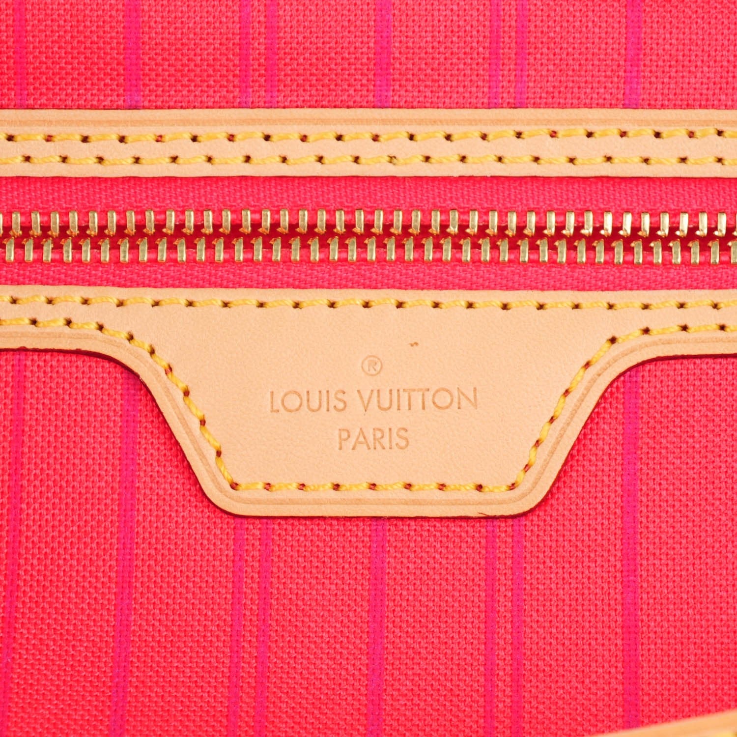 Louis Vuitton Damier Azur Delightful MM Pink 6 of 8