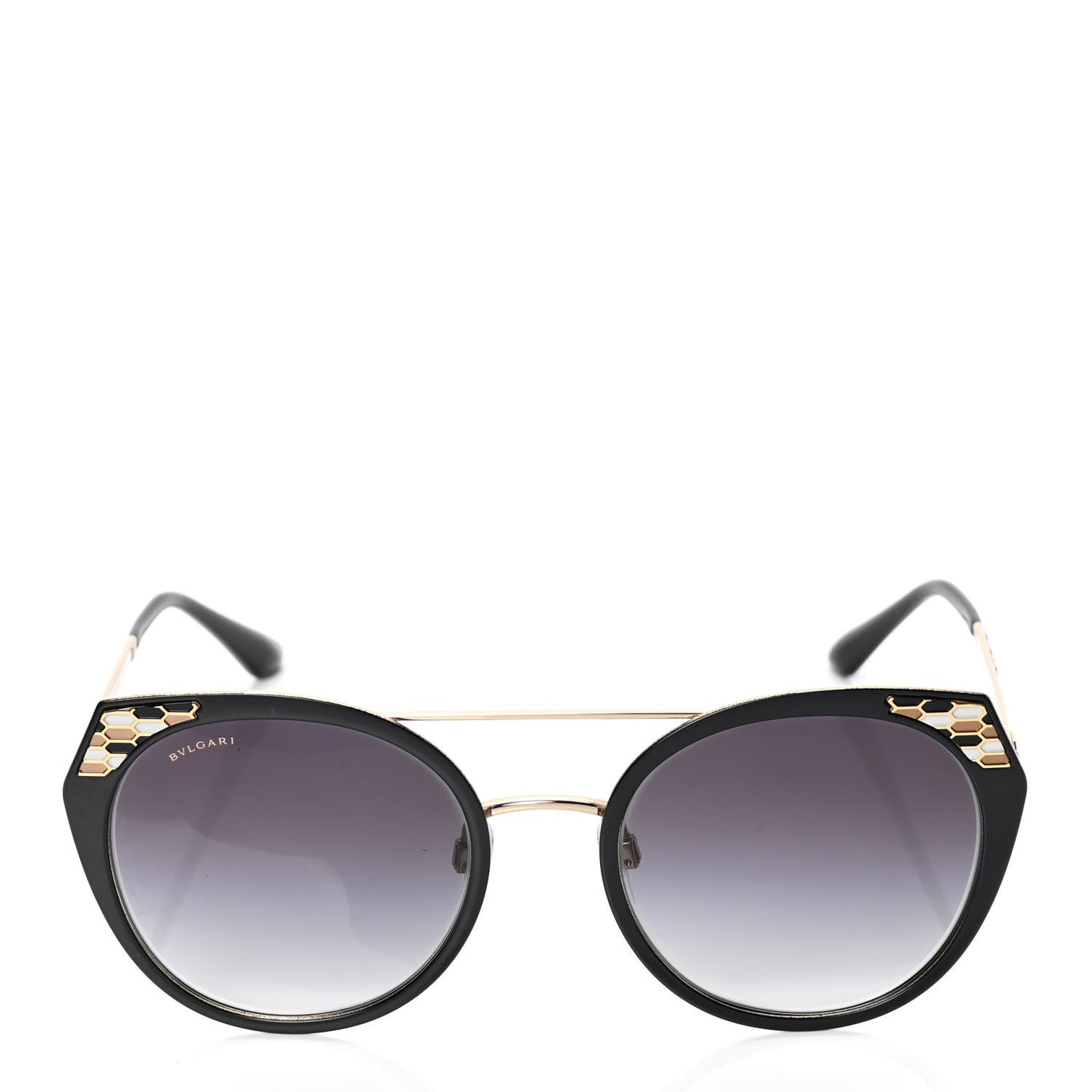 Serpenti 6095-B Sunglasses Black Gold