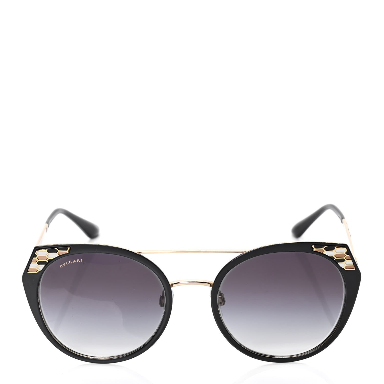 Bulgari Serpenti 6095-B Sunglasses Black Gold 2 of 5