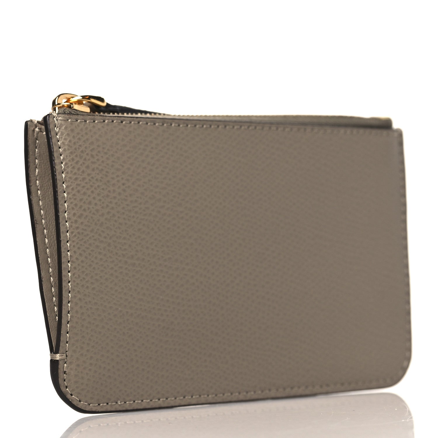 Fendi Vitello Cruise Coin Pouch Key Case Tortora 3 of 8