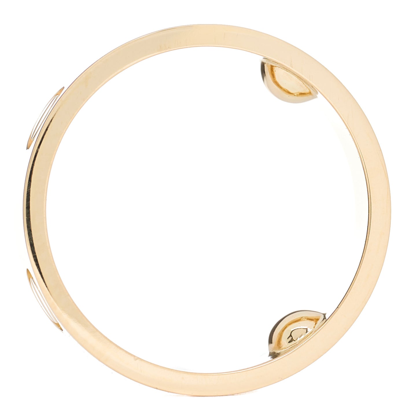 18K Yellow Gold 5.5mm LOVE Ring 54 6.75