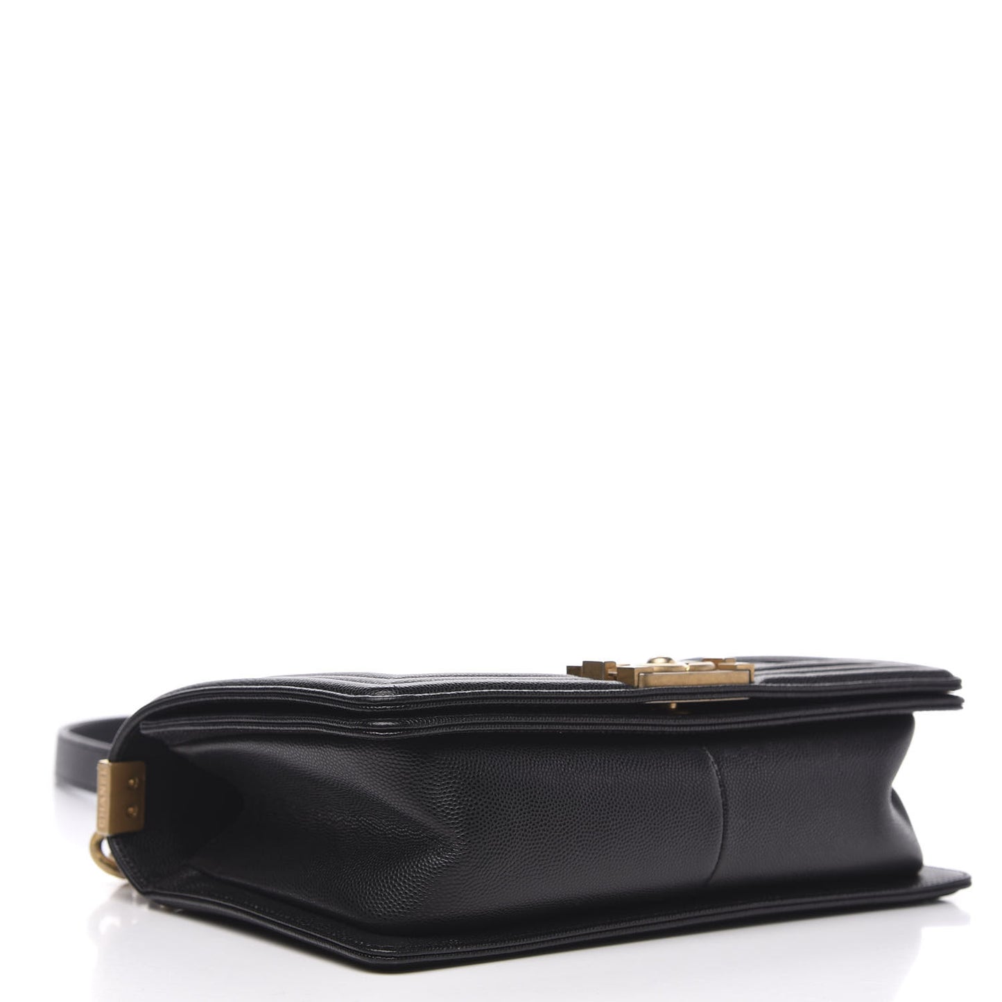 Caviar Quilted Medium Boy Flap Black