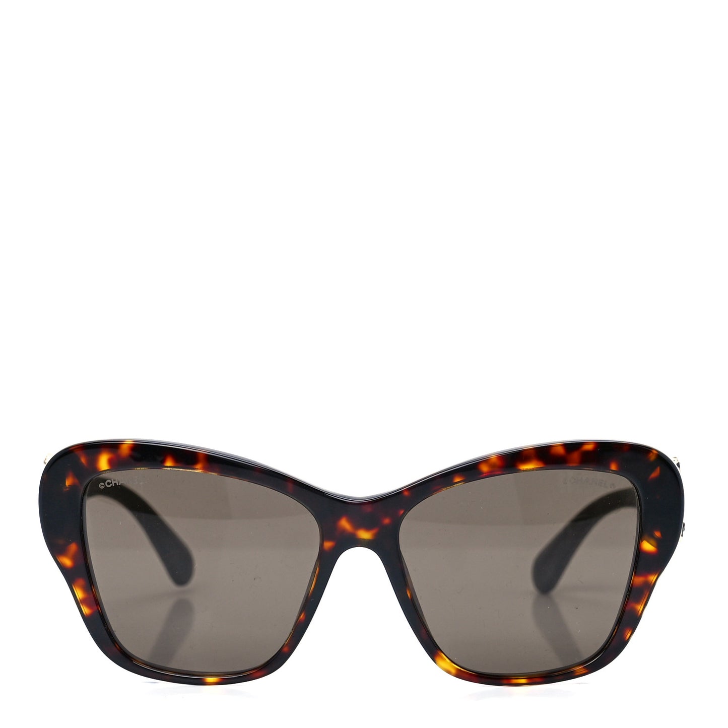 Acetate Lambskin CC Sunglasses 5457-Q-B Tortoise