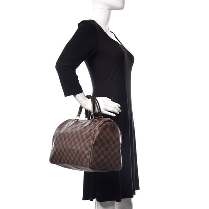 Louis Vuitton Damier Ebene Speedy 30 2 of 15