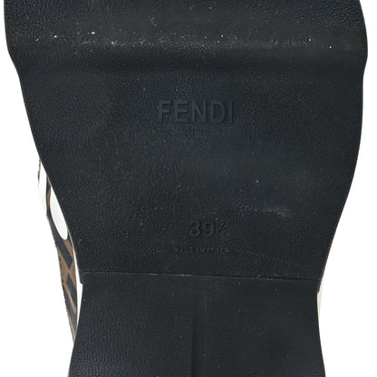 Fendi Technical Mesh Lycra FFreedom Patchwork Sneakers 39.5 Black Tobacco 8 of 8