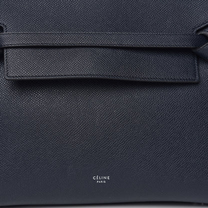 Celine Grained Calfskin Mini Belt Bag Navy 8 of 8