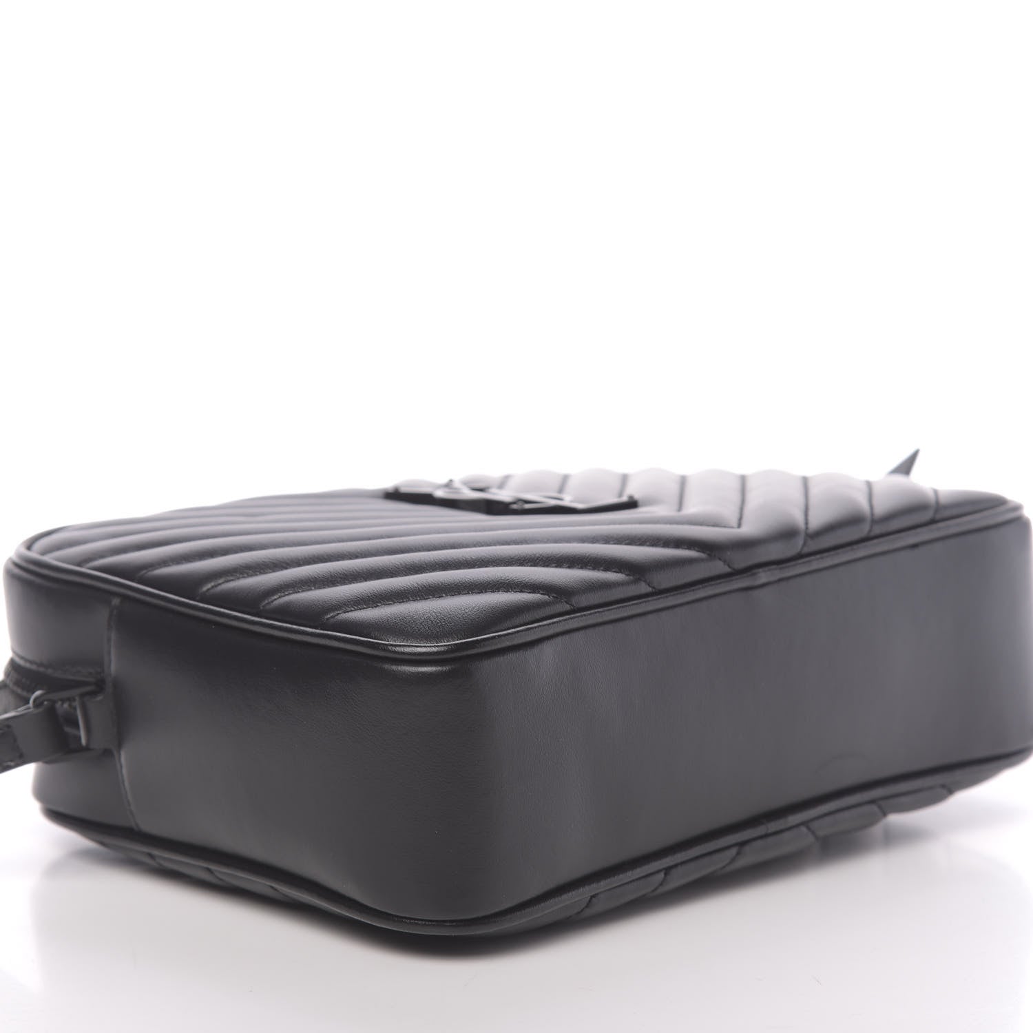 Saint Laurent Calfskin Matelasse Monogram Lou Camera Bag Black 8 of 10
