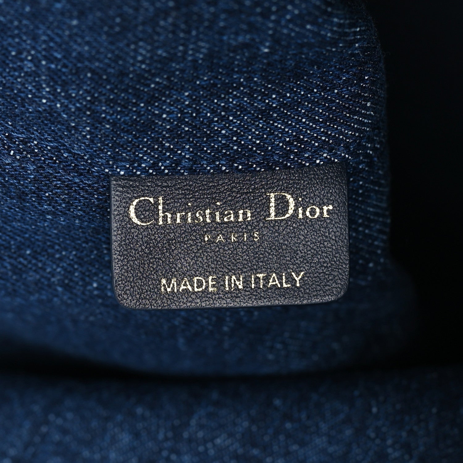 Christian Dior Denim Jacquard Oblique Medium Toujours Blue 1721891