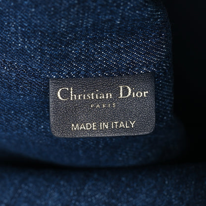 Christian Dior Denim Jacquard Oblique Medium Toujours Blue 7 of 11