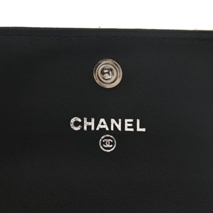 Chanel Lambskin Quilted Flap Card Holder Black 6 of 10