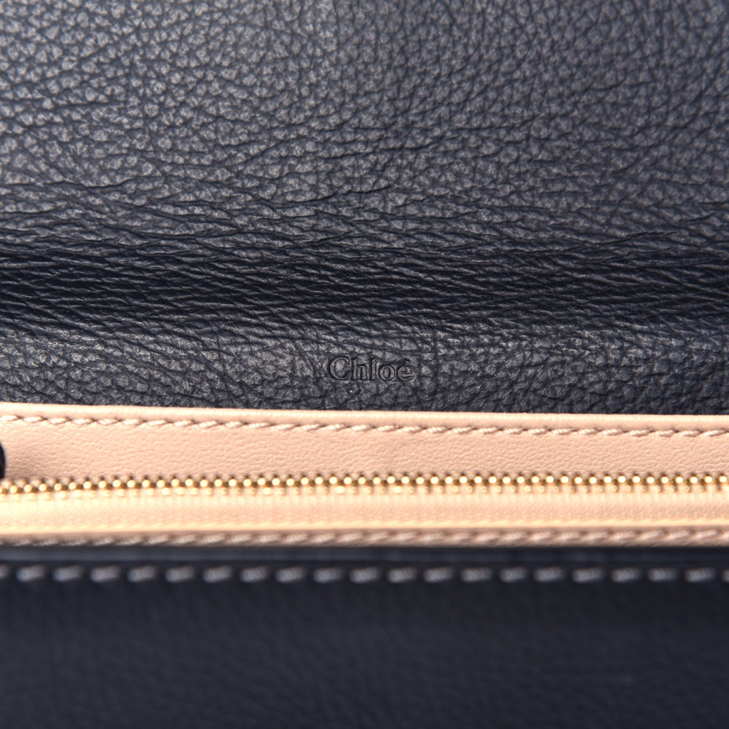 Chloe Calfskin Marcie Continental Flap Wallet Black 6 of 7