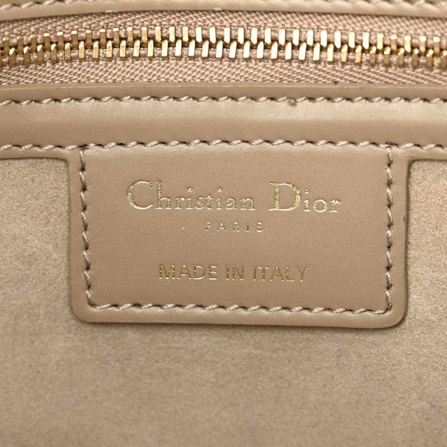Calfskin Macrocannage Small Diorcamp Messenger Sand