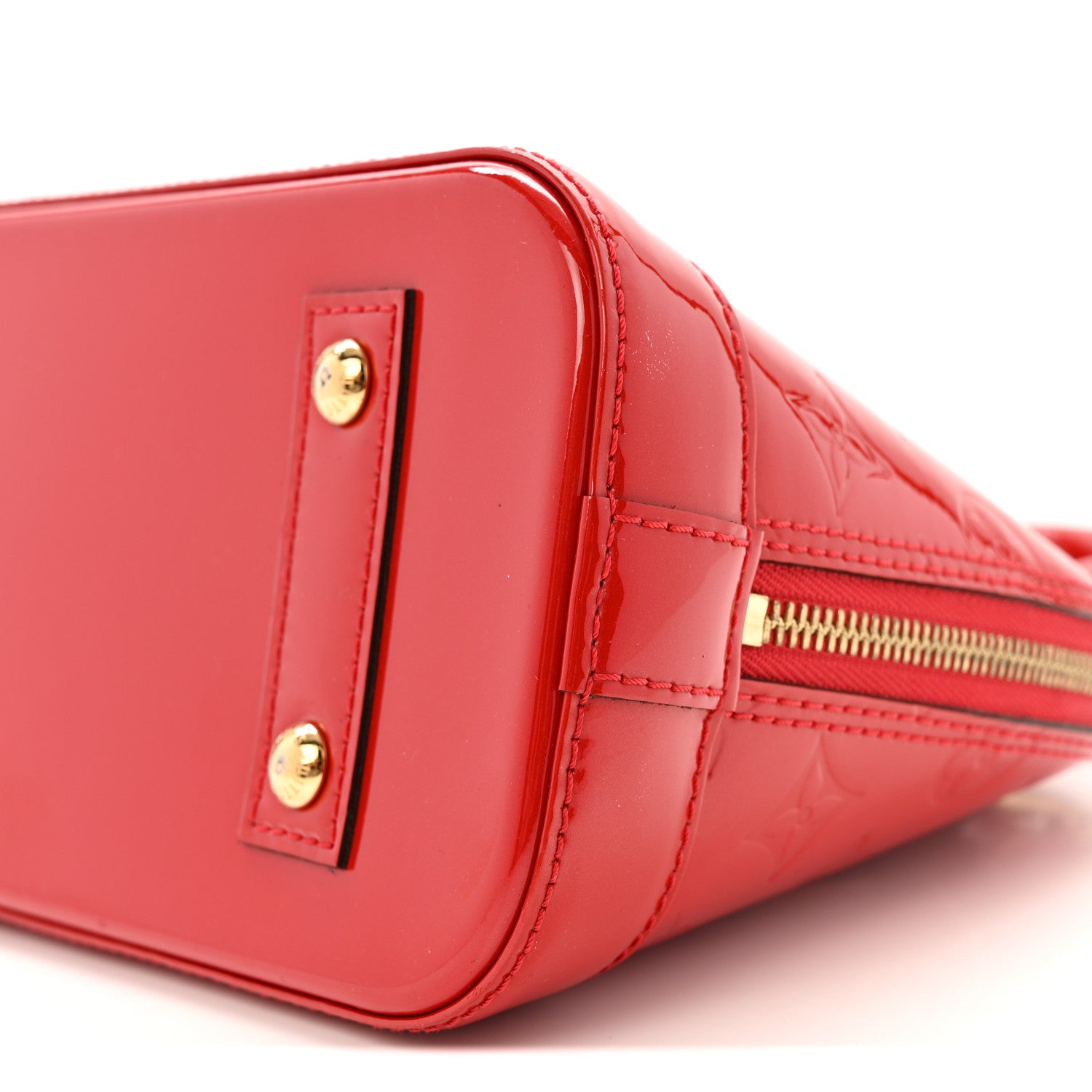 Louis Vuitton Vernis Alma BB Cherry 10 of 11