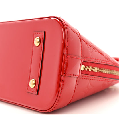 Louis Vuitton Vernis Alma BB Cherry 10 of 11