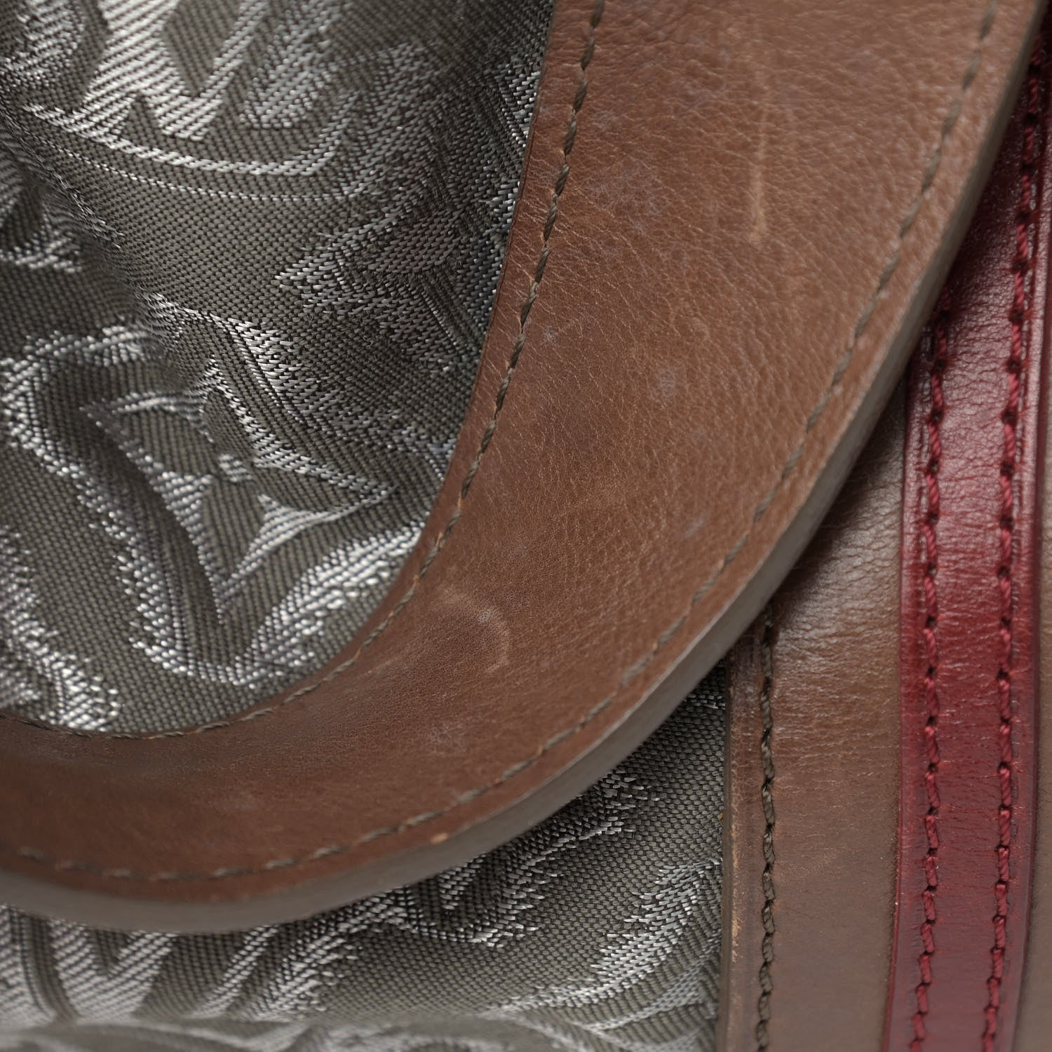 Louis Vuitton Jacquard Monogram Fabric Aviator Kaki 13 of 16