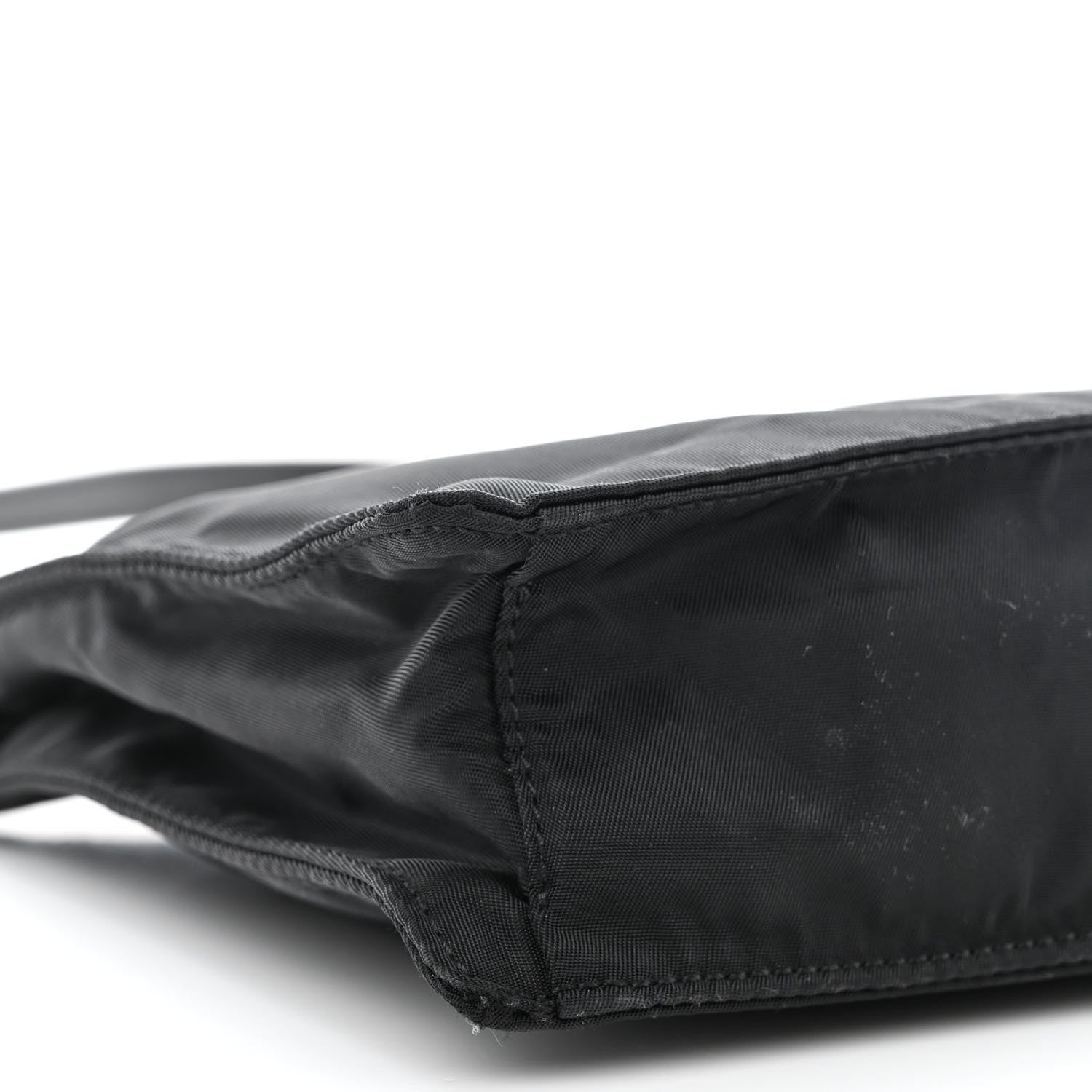 Prada Tessuto Nylon Saffiano Pochette Black 9 of 12