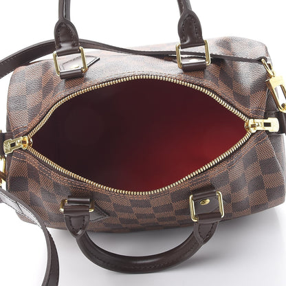 Louis Vuitton Damier Ebene Speedy Bandouliere 25 6 of 10