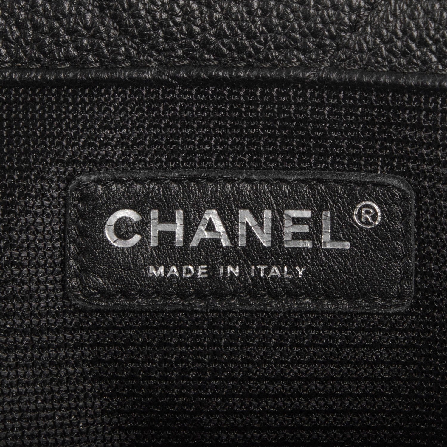 Chanel Calfskin Chevron Quilted XXL Travel Flap Bag Black 7 of 8