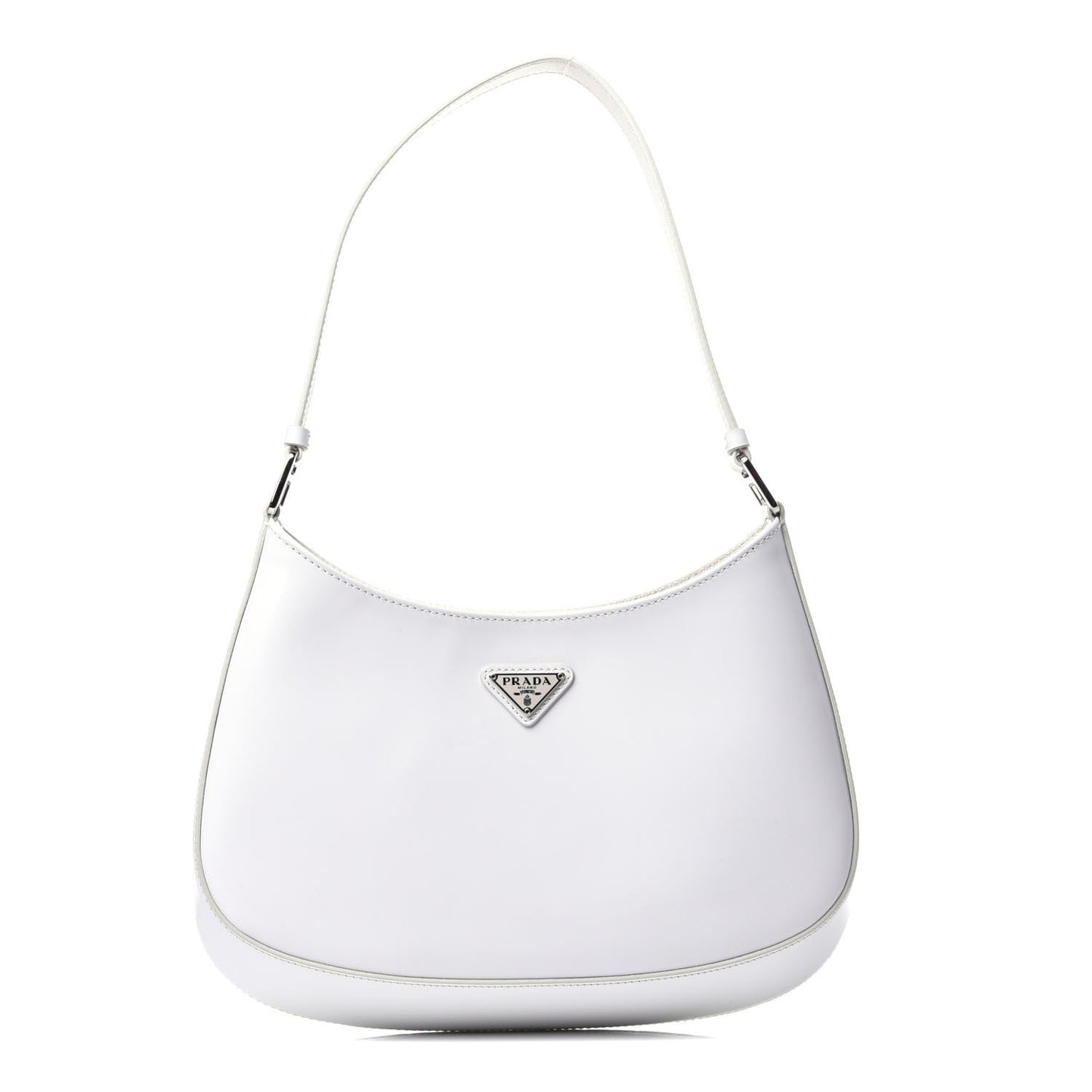 Spazzolato Cleo Shoulder Bag White
