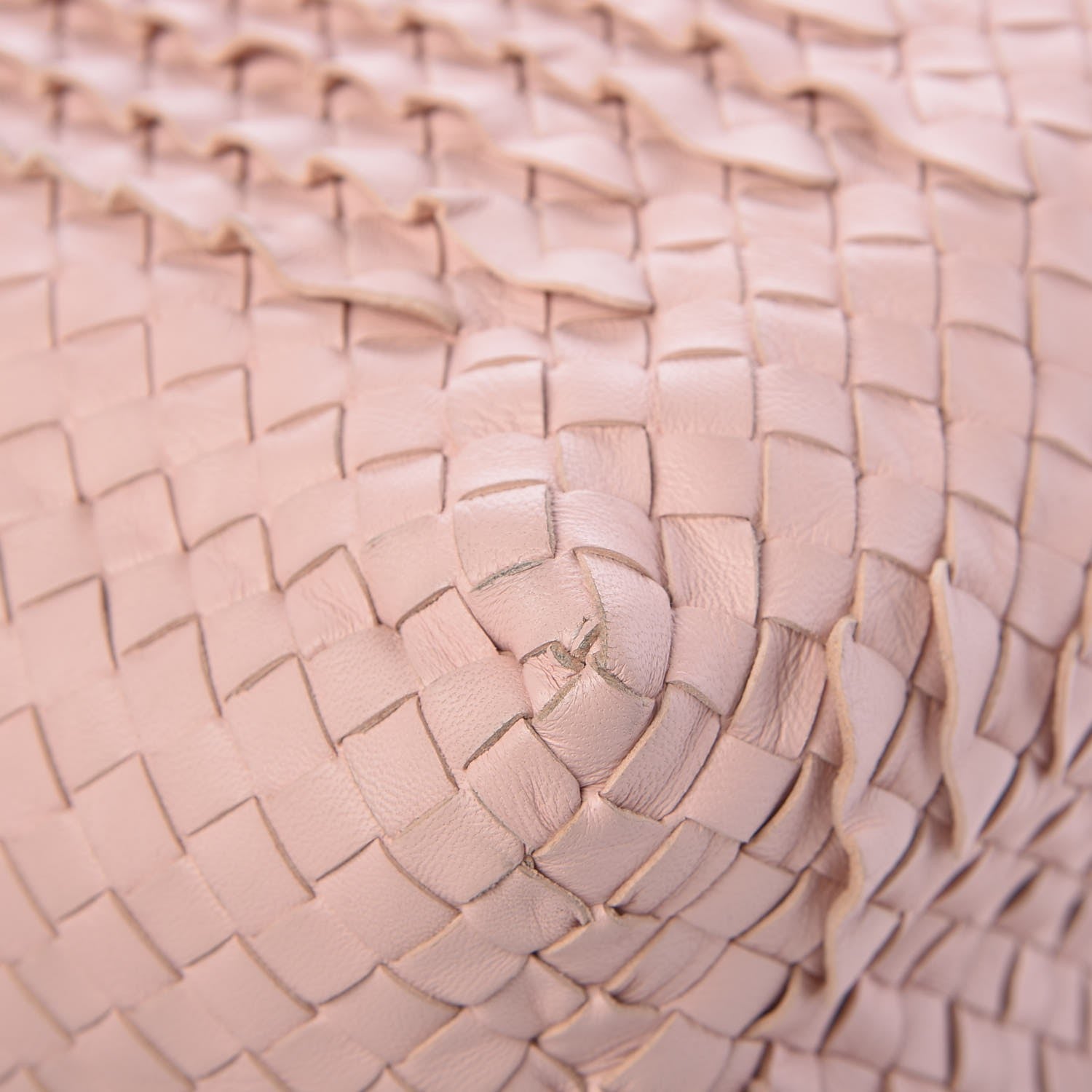 Bottega Veneta Nappa Intrecciato Ruffle Tote Petal Pink 12 of 12