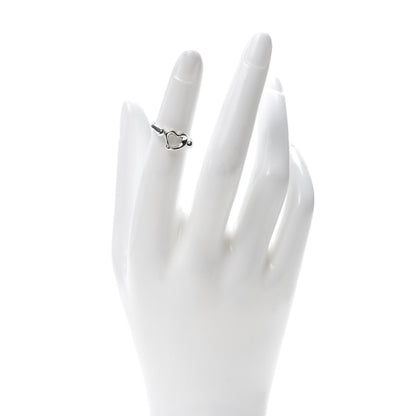 Tiffany Sterling Silver Elsa Peretti Open Heart Ring 50 5.5 2 of 5