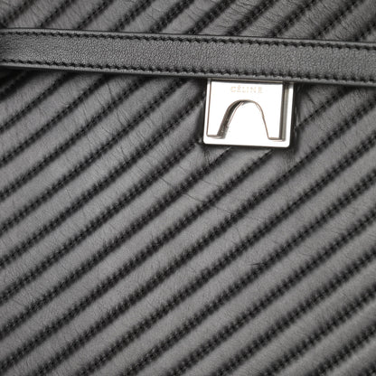 Celine Calfskin Diagonal Quilted Mini Belt Bag Black 15 of 16