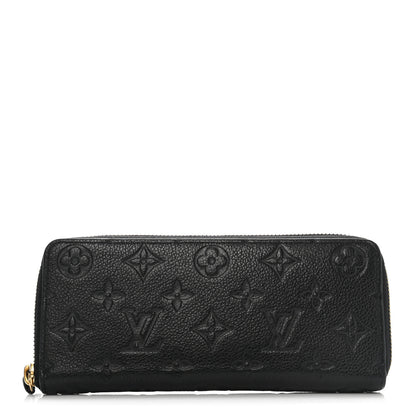 Louis Vuitton Empreinte Clemence Wallet Black 1 of 7