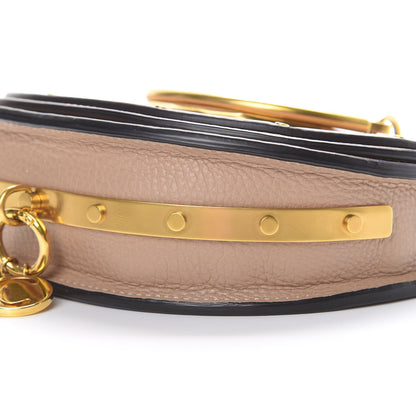 Chloe Calfskin Small Nile Bracelet Minaudiere Bag Biscotti Beige 9 of 14