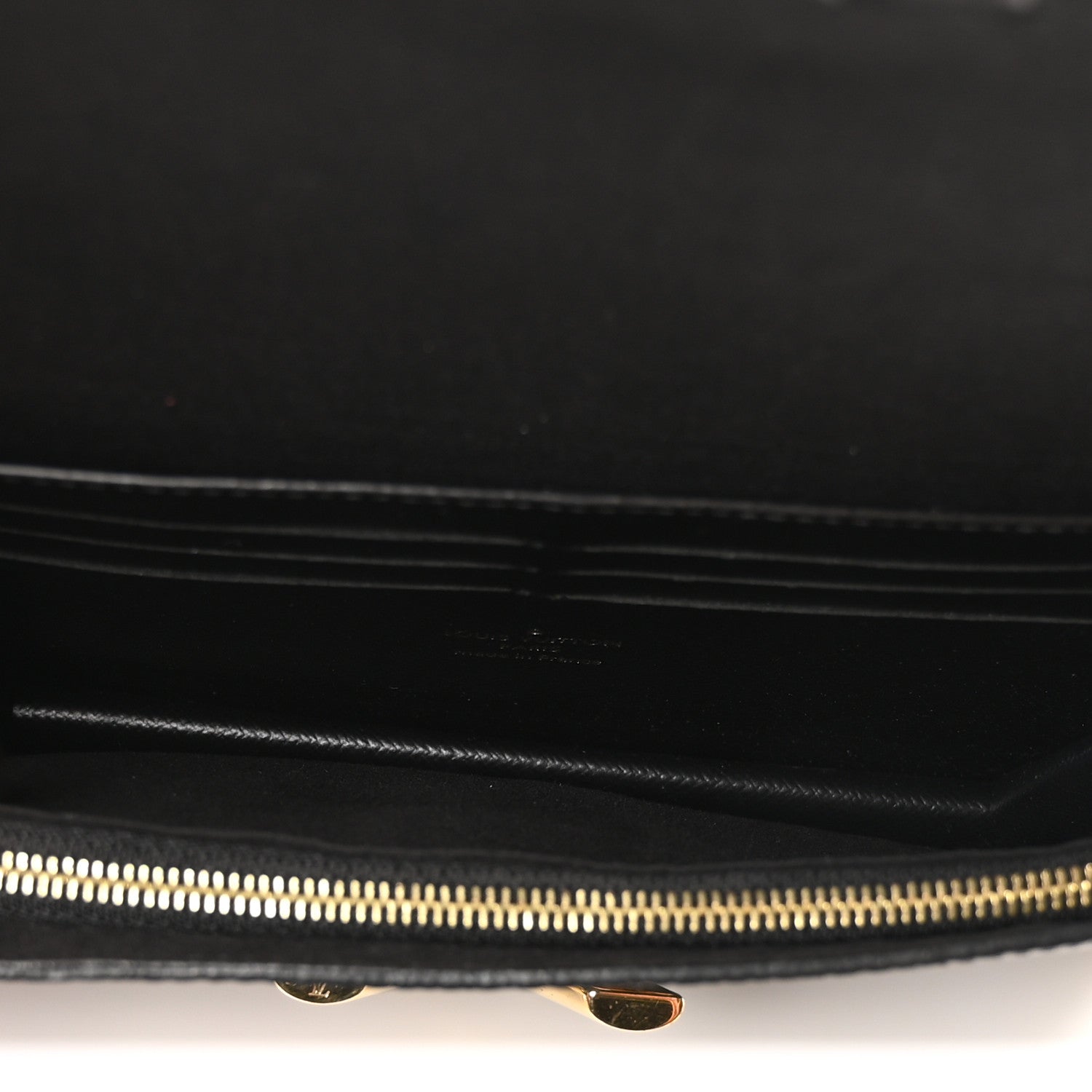 Louis Vuitton Epi Twist Belt Chain Wallet Black 5 of 9