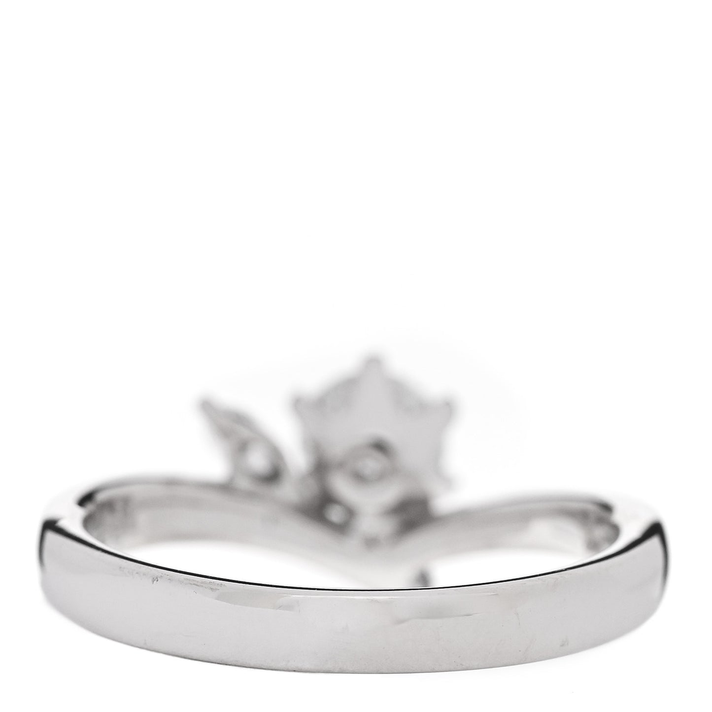 Platinum Diamond .50ctw Round Marquise Cut Pave Ring  53 6.5