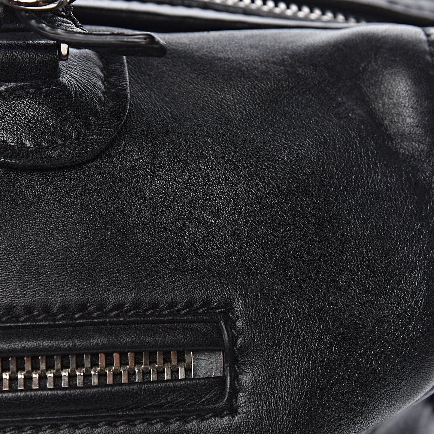 Nappa Boston Bag Black