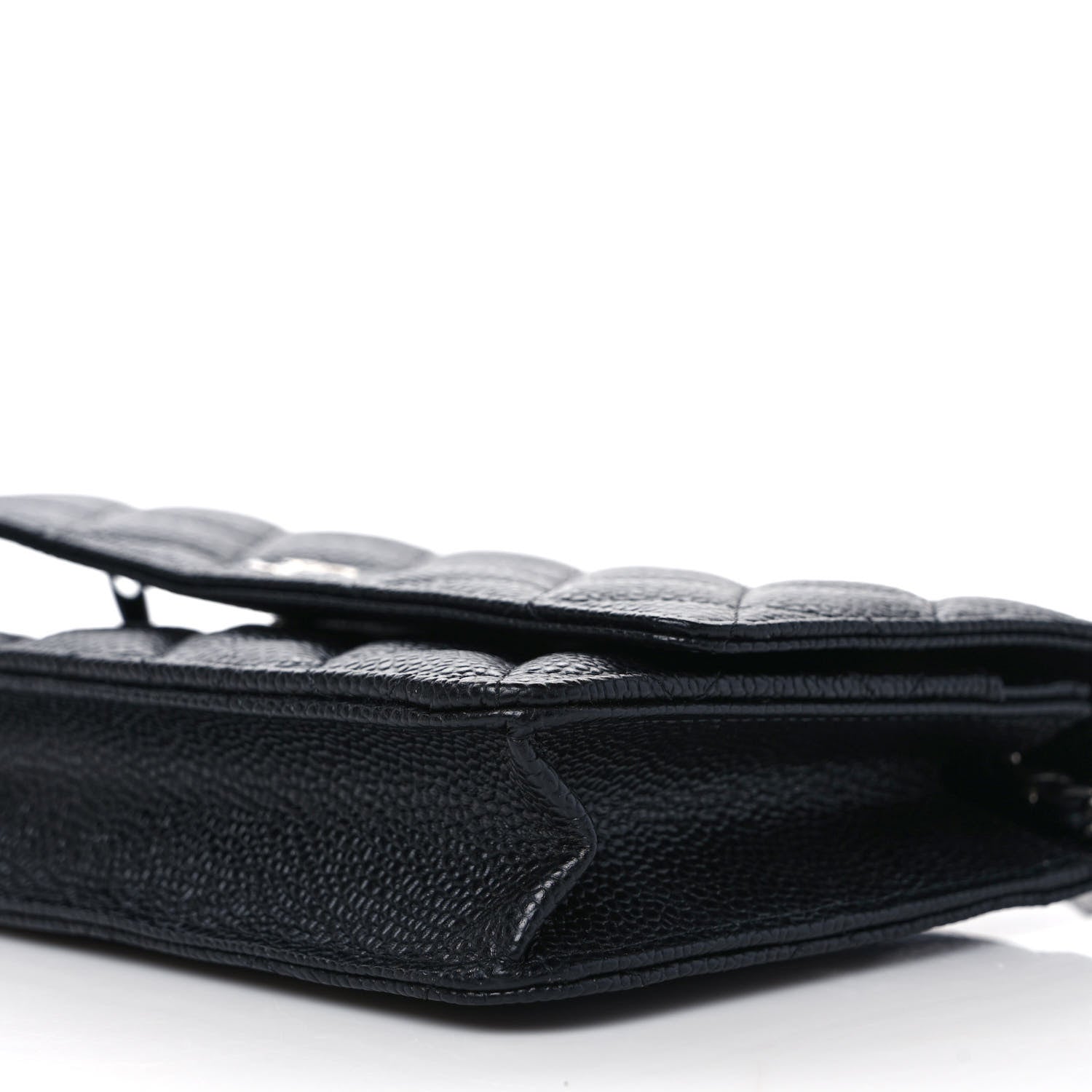 Chanel Caviar Quilted Wallet on Chain WOC Black 9 of 10