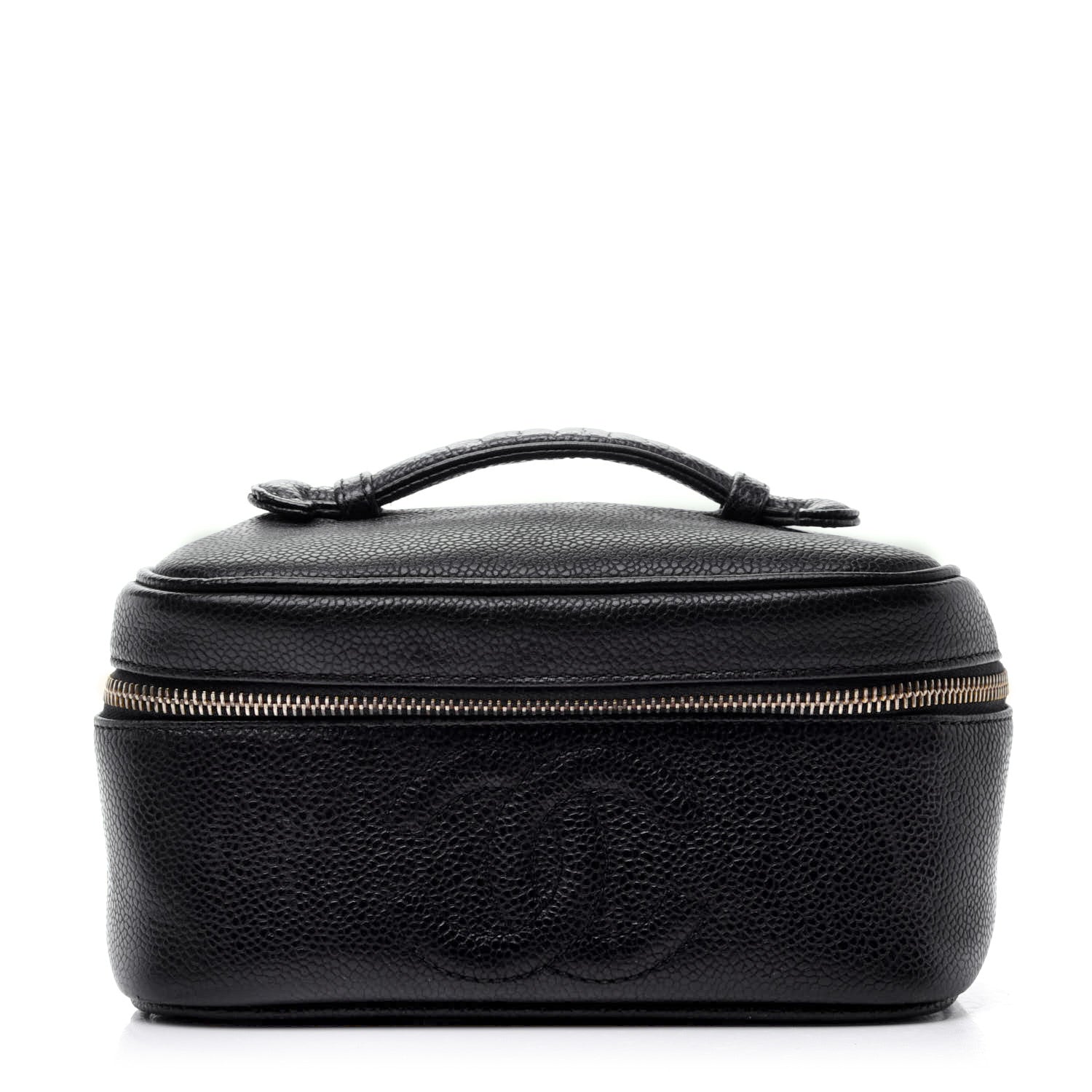 Chanel Caviar CC Vanity Cosmetic Case Black 1 of 10